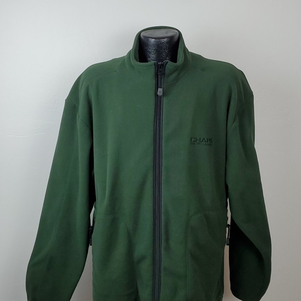 Vintage Chaps Ralph Lauren Jacket Men’s L Full Zip Embroidered